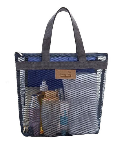 Imagen 1 de 2 de Bolsa De Playa Viajes Deporte Tela Malla Diseño Juvenil