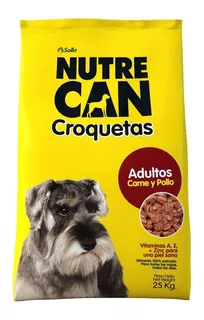 Alimento Para Perro Nutrecan Croquetas Adulto 25 Kg