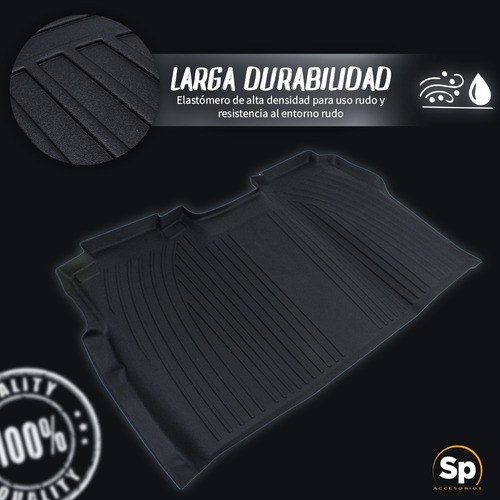 Imagen 3 de 5 de Tapetes Ford Lobo F150 2015-2019 Charola Uso Rudo Negro