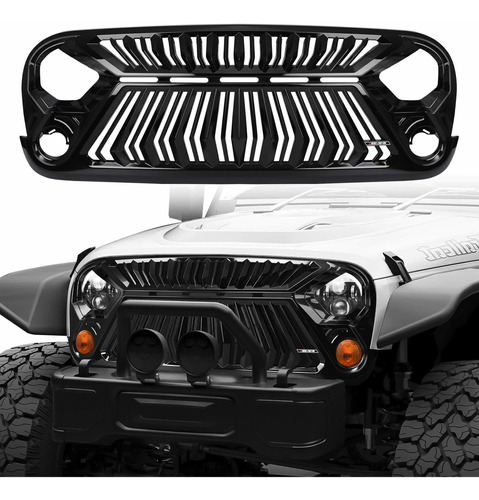 Seven Sparta Parrilla Frontal Compatible Con Jeep Wrangler J