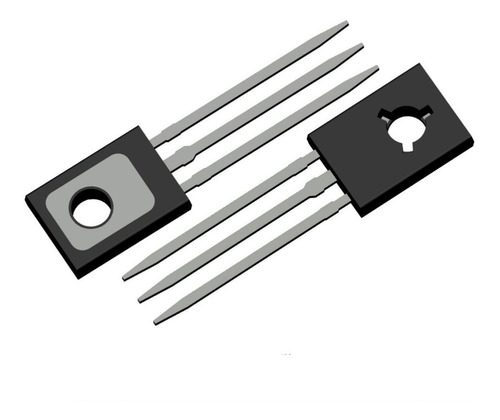 10 Unidades Transistor Bd140  Pnp 80v 1,5a To126 Bd 140