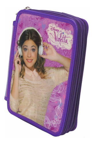 Cartuchera Canopla Violetta 3 Pisos Colegial - Child