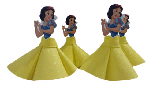 10 Tubetes Personalizados- Princesas  Disney- Branca De Neve