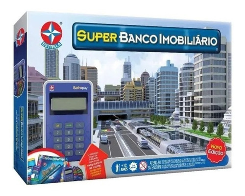Jogo De Tabuleiro Board Game Super Banco Imobiliário Estrela