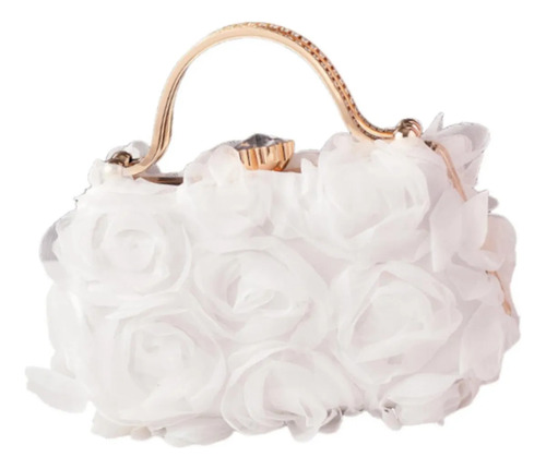 De Bolso De Noche De Flores Con Bolso De Correa De Cadena
