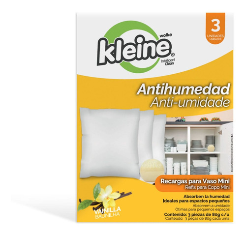 Absorbente Repuesto Mini Vainilla 3 X 80 Gramos C/u