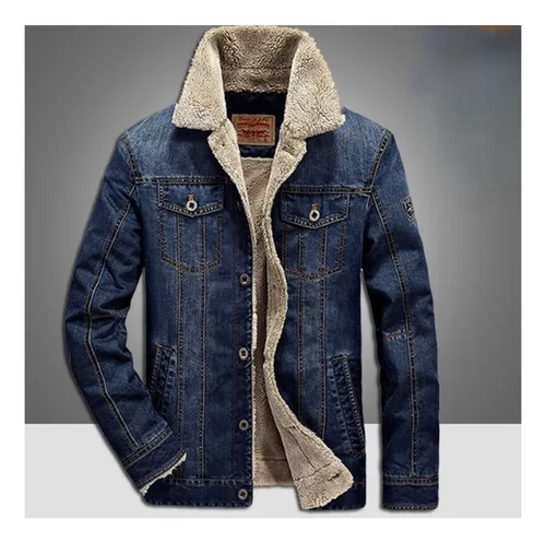 Chamarra vaquera para hombre discount