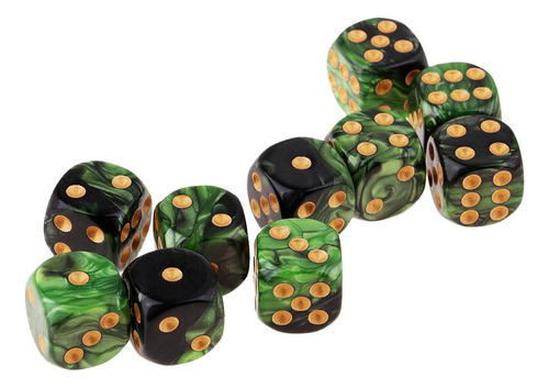 Nuevo Dados De Seis Caras 16 Mm 4 Piezas