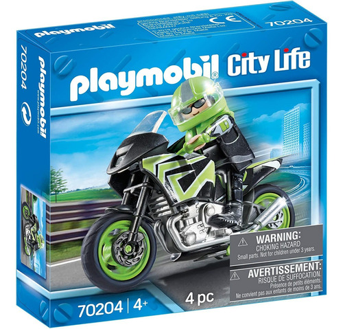 Todobloques Playmobil 70204 City Life Moto !