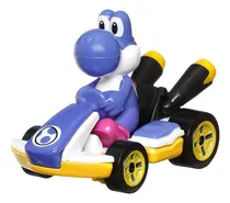 Comprar Hot Wheels Mariokart Blue Yoshi Standard Kart
