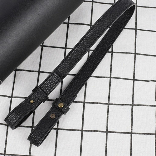 4 Bolso De Cuero Pu Asas Bolso De Hombro De Bricolaje