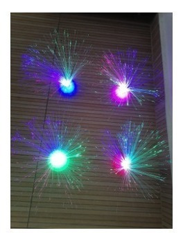 24 Fibras Luz Led Lmparas Adornos Fiesta