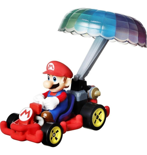 Hot Wheels - Auto Mario Kart Con Glider Gvd30 - Mario