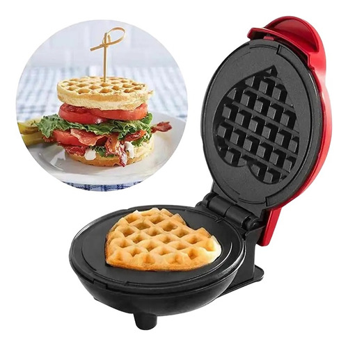 Mini Waflera Electrica Wafless Pancakes Forma De Corazon