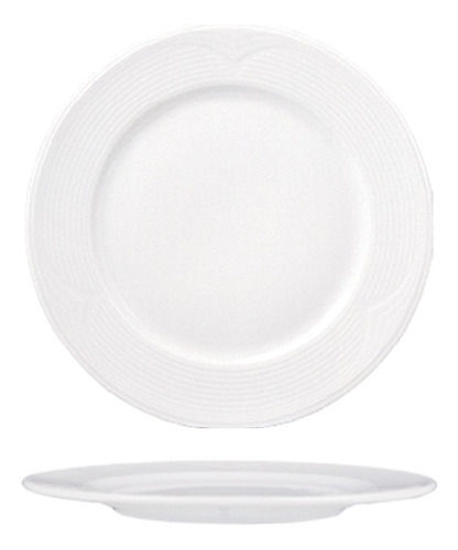 Plato Llano 26 Cm. Saturn Porcelana