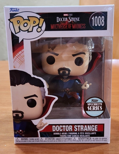 Funko Pop Doctor Strange 1008 Specialty Series. Detalle Caja