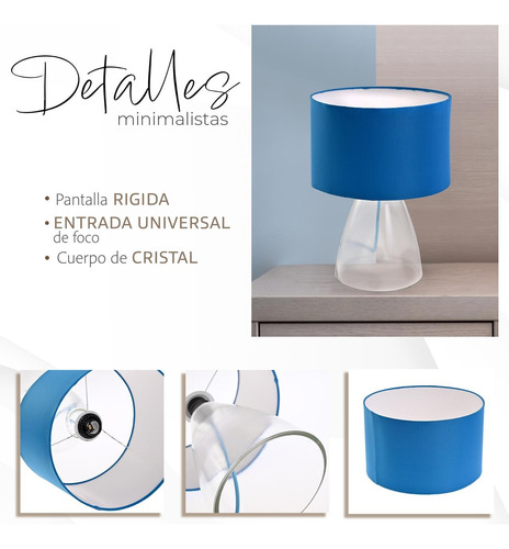 Set 2 Lamparas De Mesa, Buro, Escritorio, Sala, Minimalista