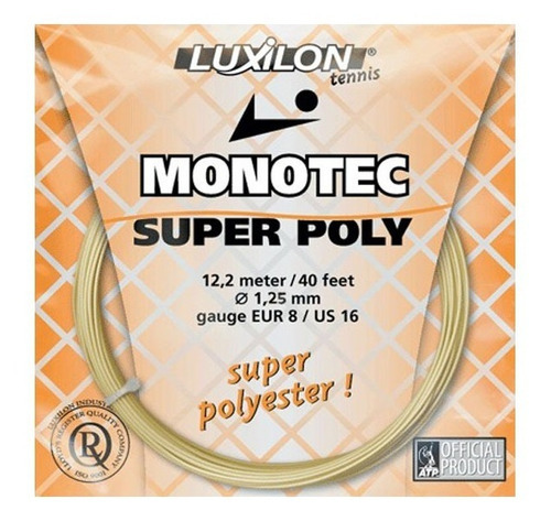 Encordado Individual Luxilon Super Poly 1.25 Ó 1.30 Cordaje