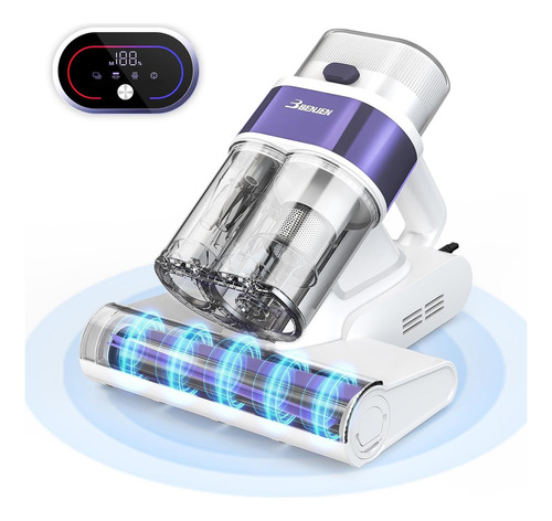 Bnejen Aspiradora De Cama Para Colchón Con Luz Uv-c, Succión