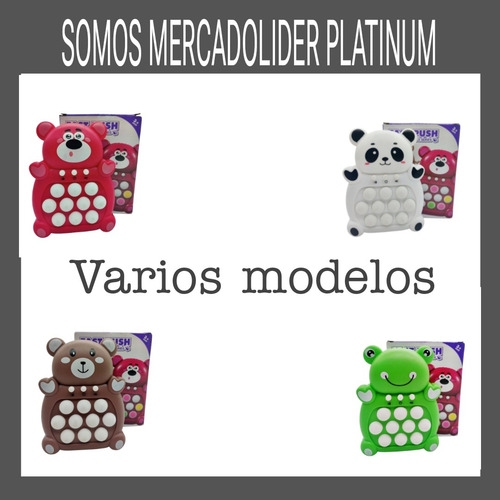 Juego Pop It Push Rana