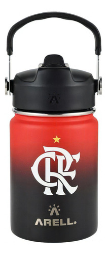 Garrafa Térmica Vácuo Straw Flask Arell 355ml Flamengo 01