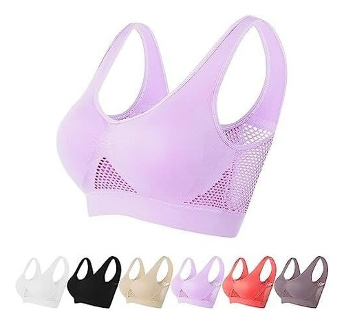 Breathable Cool Liftup Air Bra, Padded Sports Bra For Women