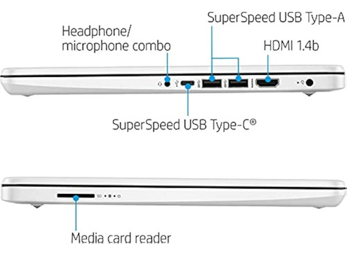 Notebook Hp Stream 2022 De 14 Pulgadas, Intel Celeron N4020
