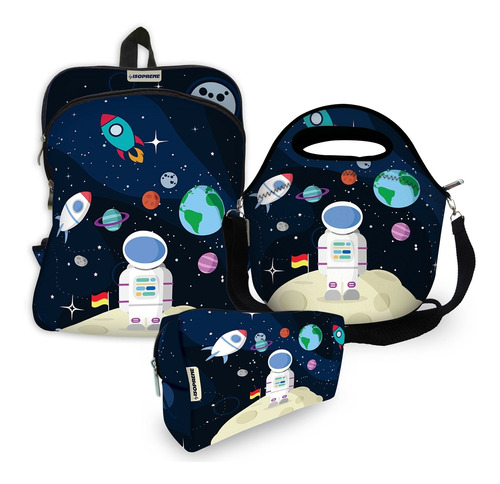 Kit Escolar Com Mochila + Lancheira + Estojo - Isoprene