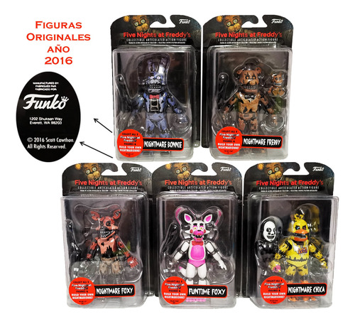 Five Nights At Freddy's Nightmares Colección Funko Original