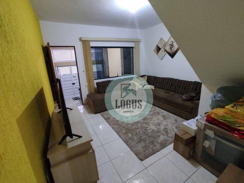 Imagem 6 de 30 de Sobrado Bem Distribuído Com 230m² Composto Por 4 Dormitórios Sendo 1 Suíte Com Varanda, À Venda Por R$ 390.000,00 - Jardim Esmeralda, Sbc/sp - So0615