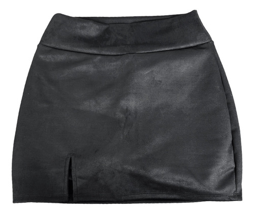 Falda De Gamuza Con Short Interno