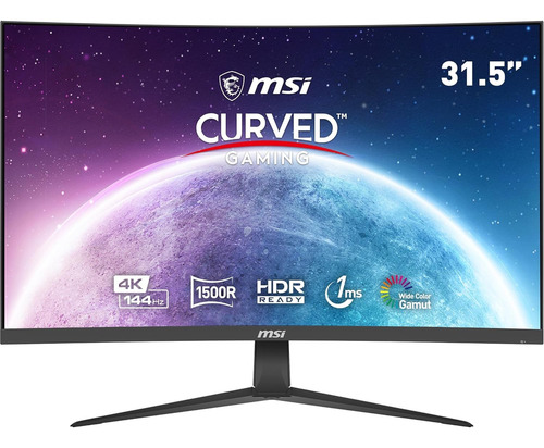Monitor Curvo Msi G321cu 32'' 3840x2160 144hz Freesync Hdr Negro (Usado)