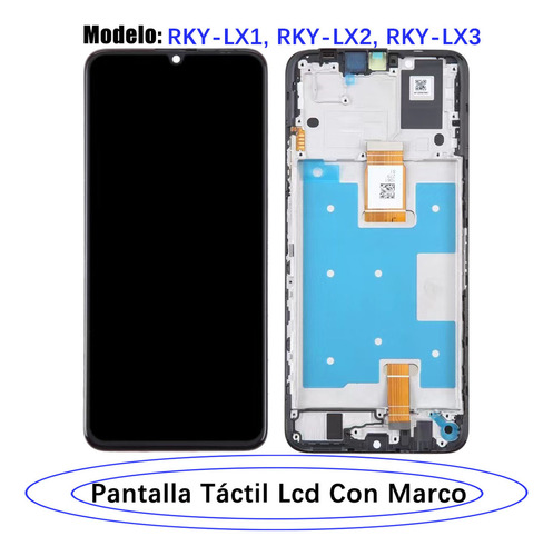 Pantalla Para Honor X7a Rky-lx3 Display Con Marco