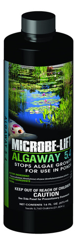 Microbe-lift Alga16 Algaway 5.4 Tratamiento De Control De Al