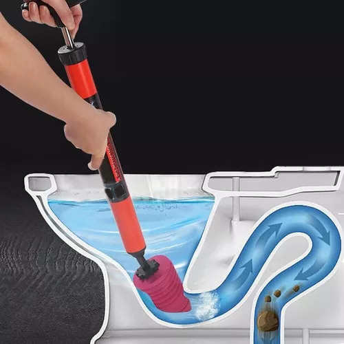 New U Para Baño Practico Pistola Destapa Caños De Aire 2024