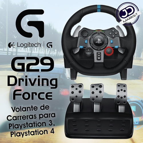Imagen 2 de 7 de Volante Carreras Logitech G29 Driving Force, Pc / Ps5 | Ps4