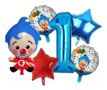 Comprar Kit Decoracion Payaso Plimplim+numero70cm+globo 3d