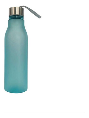 Imagen 4 de 6 de Botella Deportiva 600 Ml Esmerilada Calidad Moda Tapa Rosca
