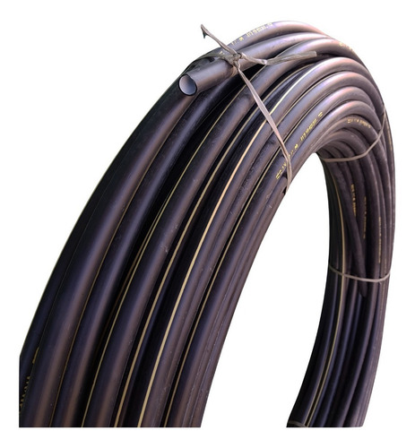 Caño Polietileno Manguera 3/4 X Rollo 100mts K4 Agua Riego Color Negro