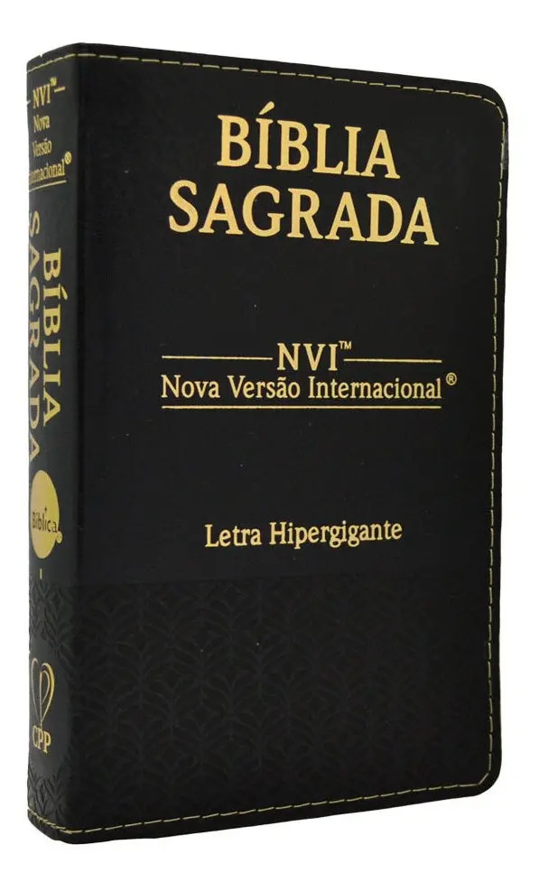 Bíblia Nova Versão Internacional Letra Gigante Preta Nvi | Parcelamento ...