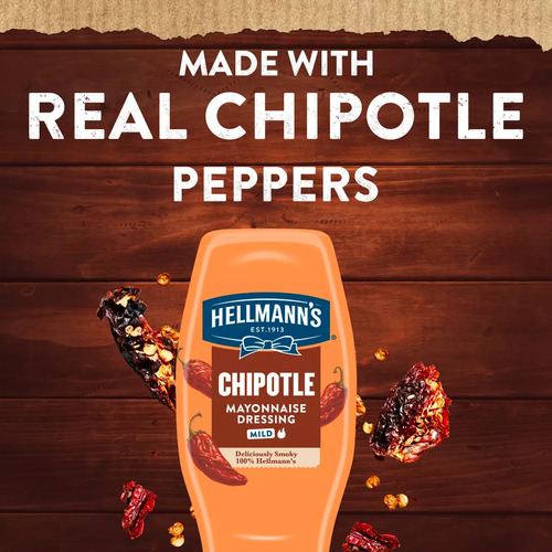 Hellmann's Chipotle Mayonesa Dressing 340 Ml (importada)