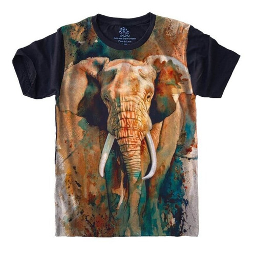 Camiseta Infantil Elefante Elephant S-462 Juvenil