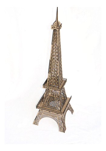 10 Centros De Mesa Rompecabezas Torre Eiffel Paris Mdf 32cm