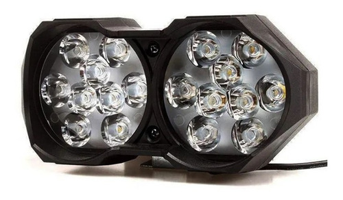 Par De Luces Led Tipo Faro Doble Para Motos 