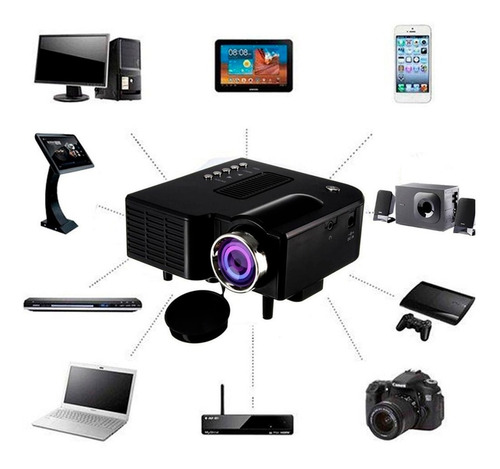 Proyector Led Portatil 48lm Hd Stereo Control Plug And Play