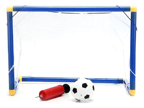 Conjunto de arco de futebol infantil com inflador e bola para crianças