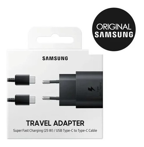 Imagem 1 de 3 de Carregador Original Samsung 25w Turbo S20 S21 Plus Ultra Nfe