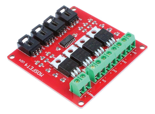 Modulo Switch 4 Canales Mosfet Irf540 Irf 540 Arduino