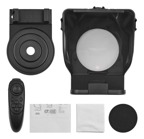 Novo Andoer Portátil Smartphone Teleprompter Prompter Com