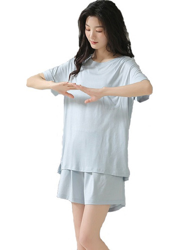 Pijama De Manga Corta Modal Comfort Kit Para Mujer
